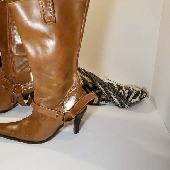 Cognac Western Boot size 7 - Picture 5 of 8